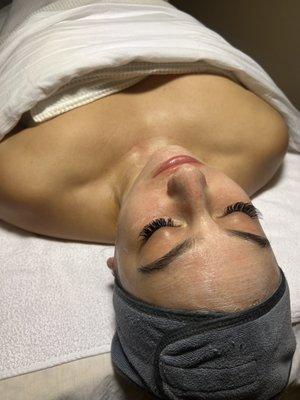 Providing customized facials to each clients' needs