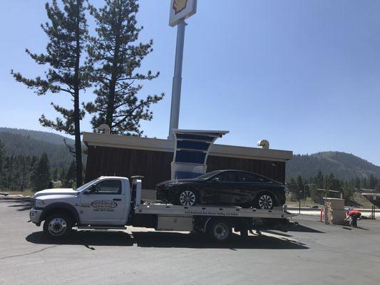 Hydrogen refueling station in Truckee.