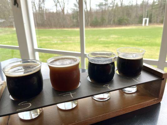 Flight of beers