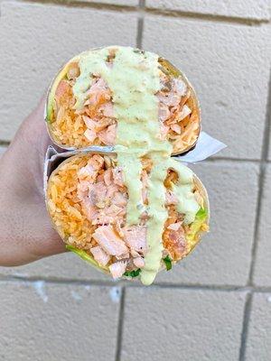 Salmon Burrito