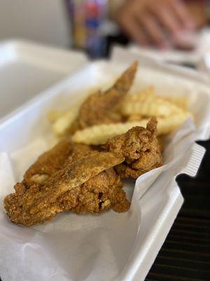 Kids fried chicken wings