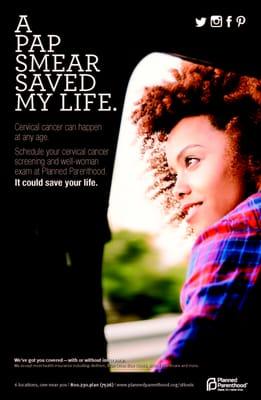 Planned Parenthood of the St. Louis Region and Southwest Missouri "Pap Smear Saved My Life."