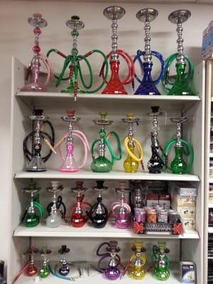 Come down and check out our huge hookah selection