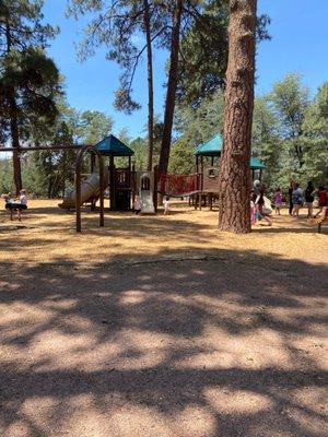 Cute play Ground- 1/2 to mostly shade.