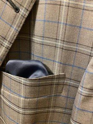 Attached Pocket Square