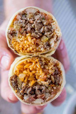 Steak burrito