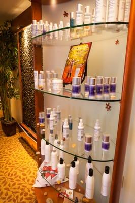 We offer an excellent selection of products to continue your spa experience at home or while traveling.