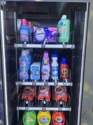 Vending machine in case you don't have/need items for laundry