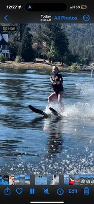 Water skiing