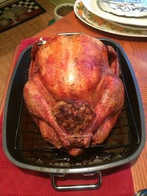 Beautiful fresh Amish turkey from cheechs