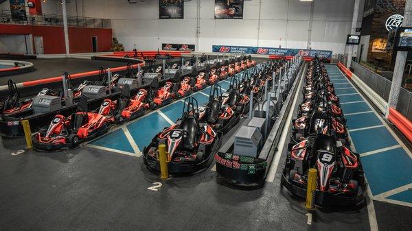 K1 Speed's electric go karts are the fastest and most state of the art indoor go karts in the industry.