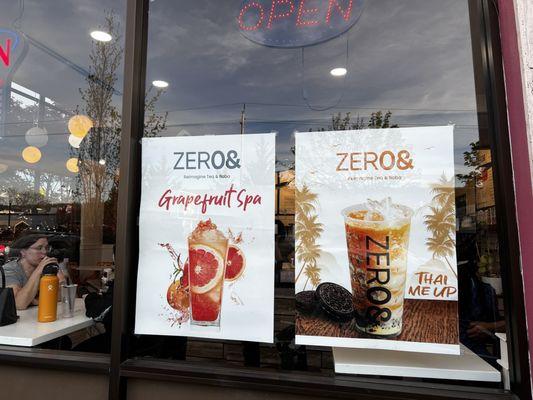 Their signs ( outside of Mo Cha Tea House)