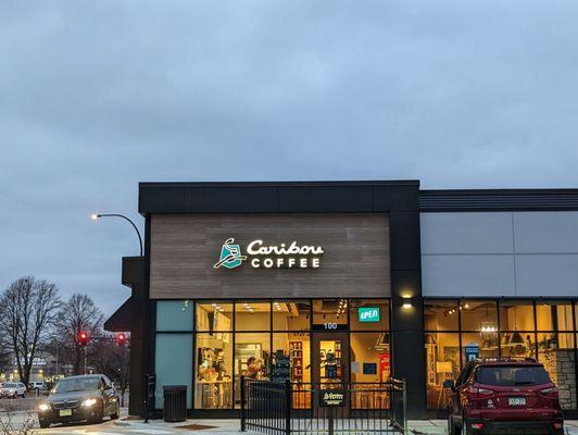 Storefront with drive-thru