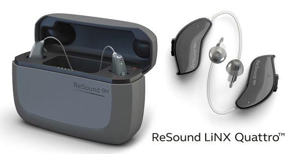 ReSound LiNX Quattro most advanced rechargeable hearing  Quarry Hearing Aid 2546 Quarry Lake Dr  Baltimore MD 21209 410-484-7065