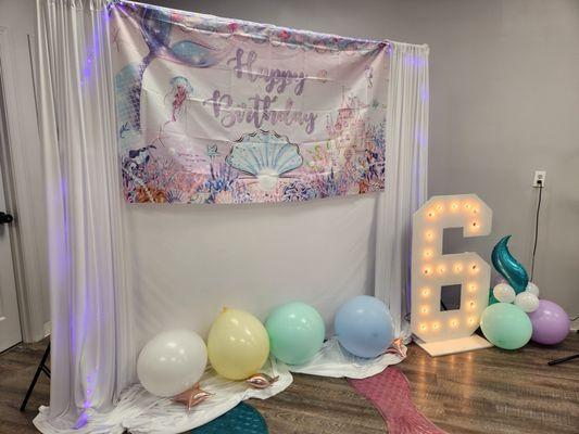 Birthday Sleepover- Mermaid Theme