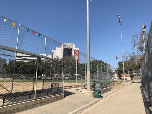 Baseball and soccer field