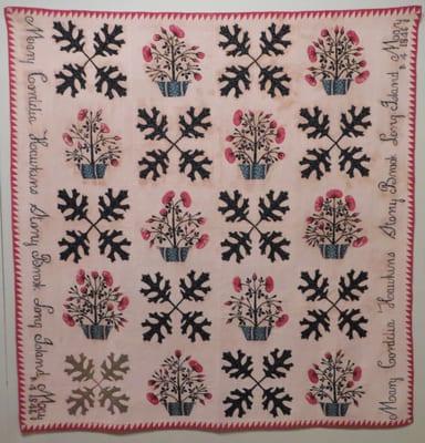 Applique Coverlet, 1846