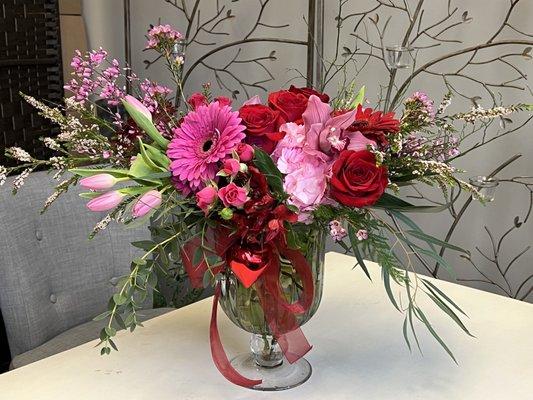 Bold and beautiful stunning premium blooms.  When you need a special bouquet call DONATO'S FLORAL 763-416-0488