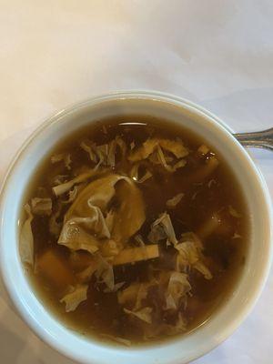 Hot and sour soup.