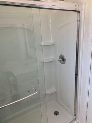 New shower