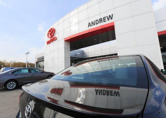 Andrew Toyota Scion is located at 1620 West Silver Spring Drive. Just west of Interstate 43.