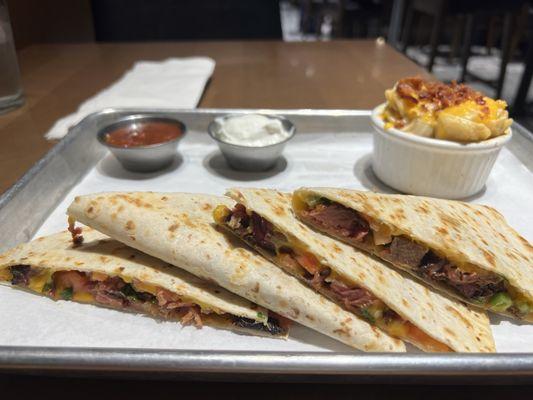 Brisket quesadilla