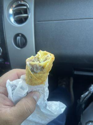 Philly cheese  steak egg roll super delicious