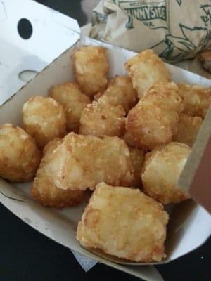 Tater tots with the meal