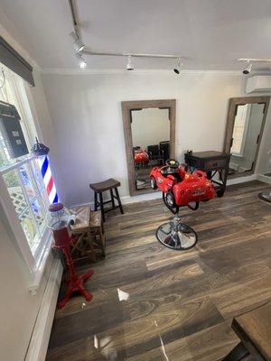 Master G Barbershop kids section