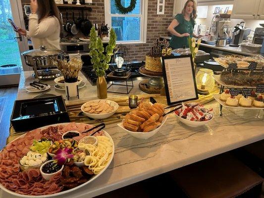 The antipasto display