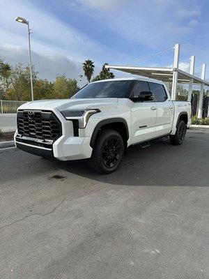 2025 Toyota tundra front end ppf and ceramic coating and window tint  riverside ca