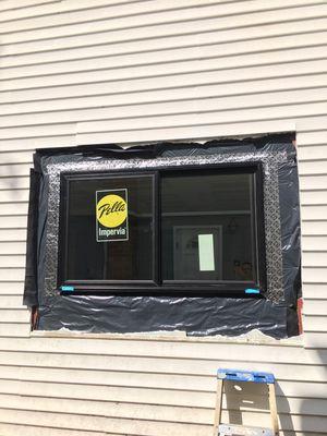 Pella Window installation in new house