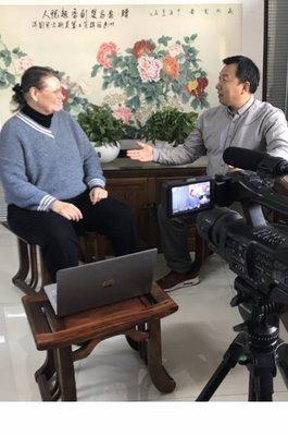 While recently in Beijing, we met, spoke and were interviewed by various language schools and businesses.