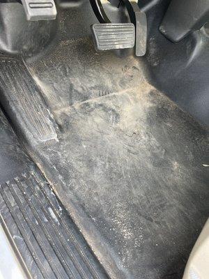 Drivers side filthy.