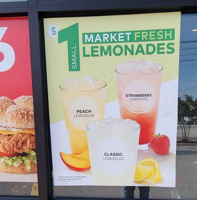 New Market fresh lemonades