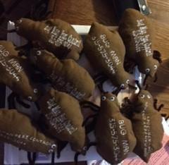 Hand made Bed Bug magnet giveaways