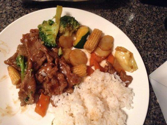 Beef and vegetables