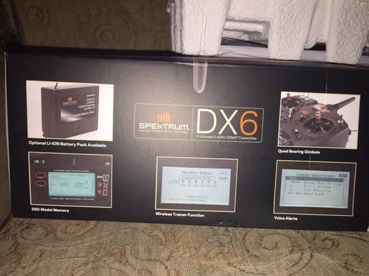 I asked Erik to order me A new DX6 transmitter I received it in no time no hassle what so ever