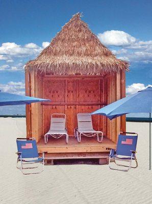 Ocean Front Cabana Rental