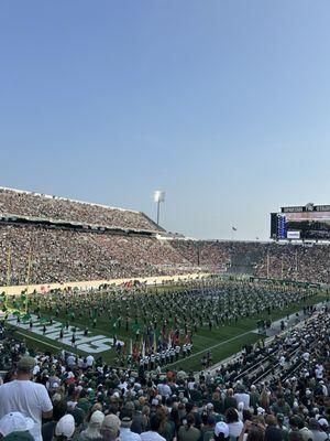 Spartan Marching Band at Spartan Stadium