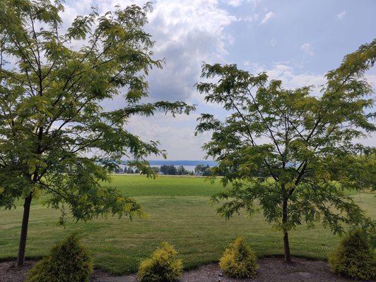 Lake view from the patio