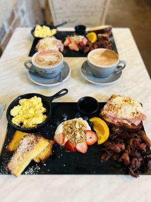 Best breakfast ever! The French breakfast board is amazing and it's just enough food with a little of everything.