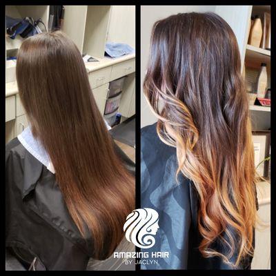 Caramel Balayage by Jaclyn Ramos