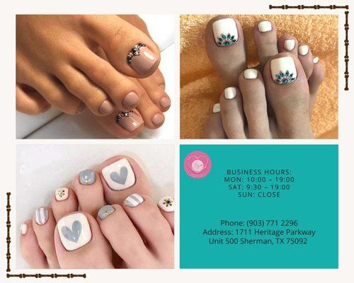 Discover signature style & nail art at Ivy's Lash & Nail Bar. Find us: 1711 N Heritage Pkwy #500, Sherman, TX 75092. Call us: (903) 771 2296