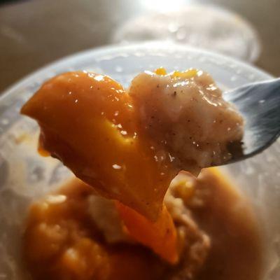 Peach cobbler