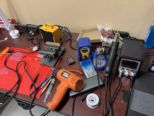 soldering repairs