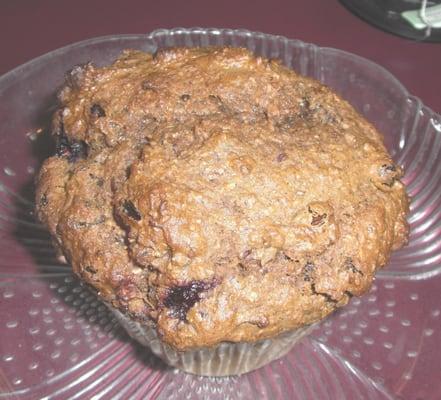 Banana-Berry-Bran Muffin