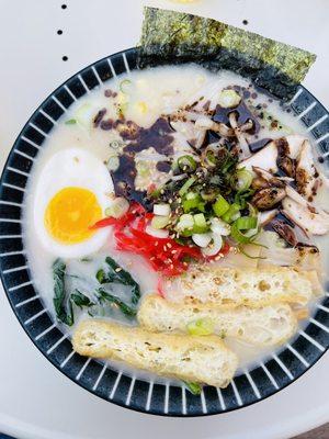 Creamy vegetarian ramen