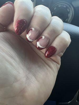 Christmas nails.