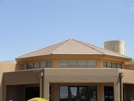 Commercial tile roof